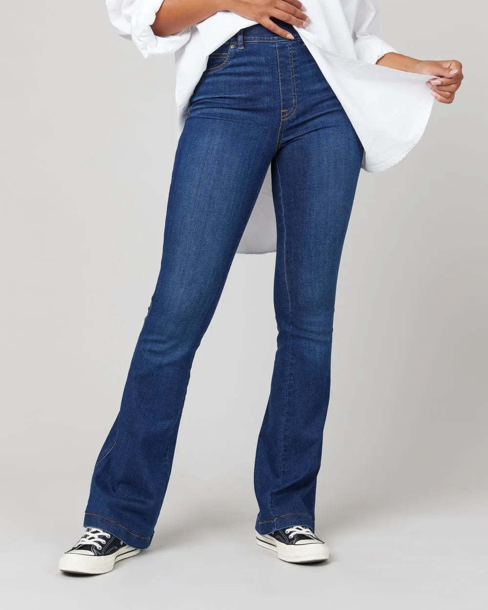 Women's Stretch Flare Jeans-Cozy Knit Sets
