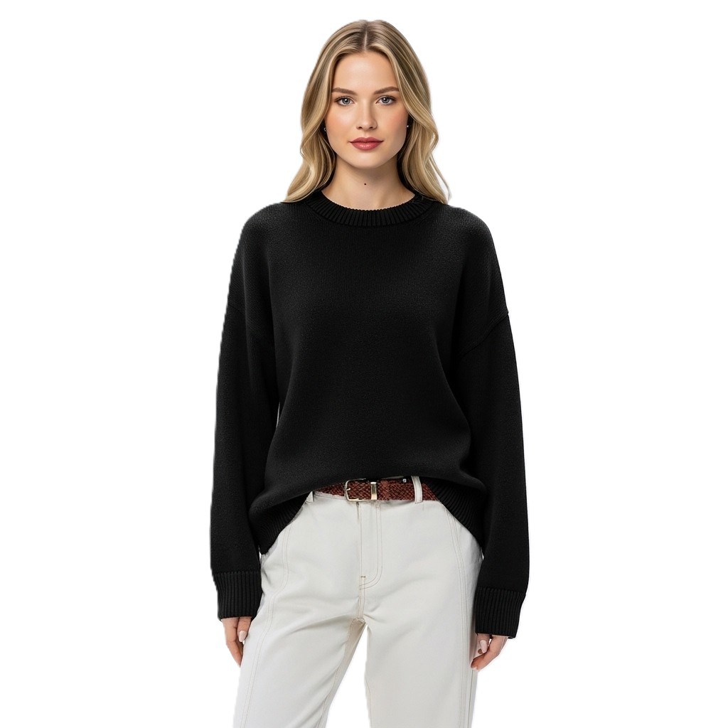 Oversized Long Sleeve Pullover For Women