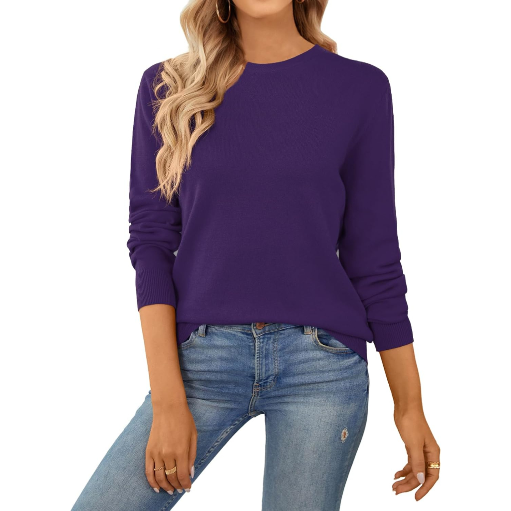 Women Long Sleeve Pullover Sweater
