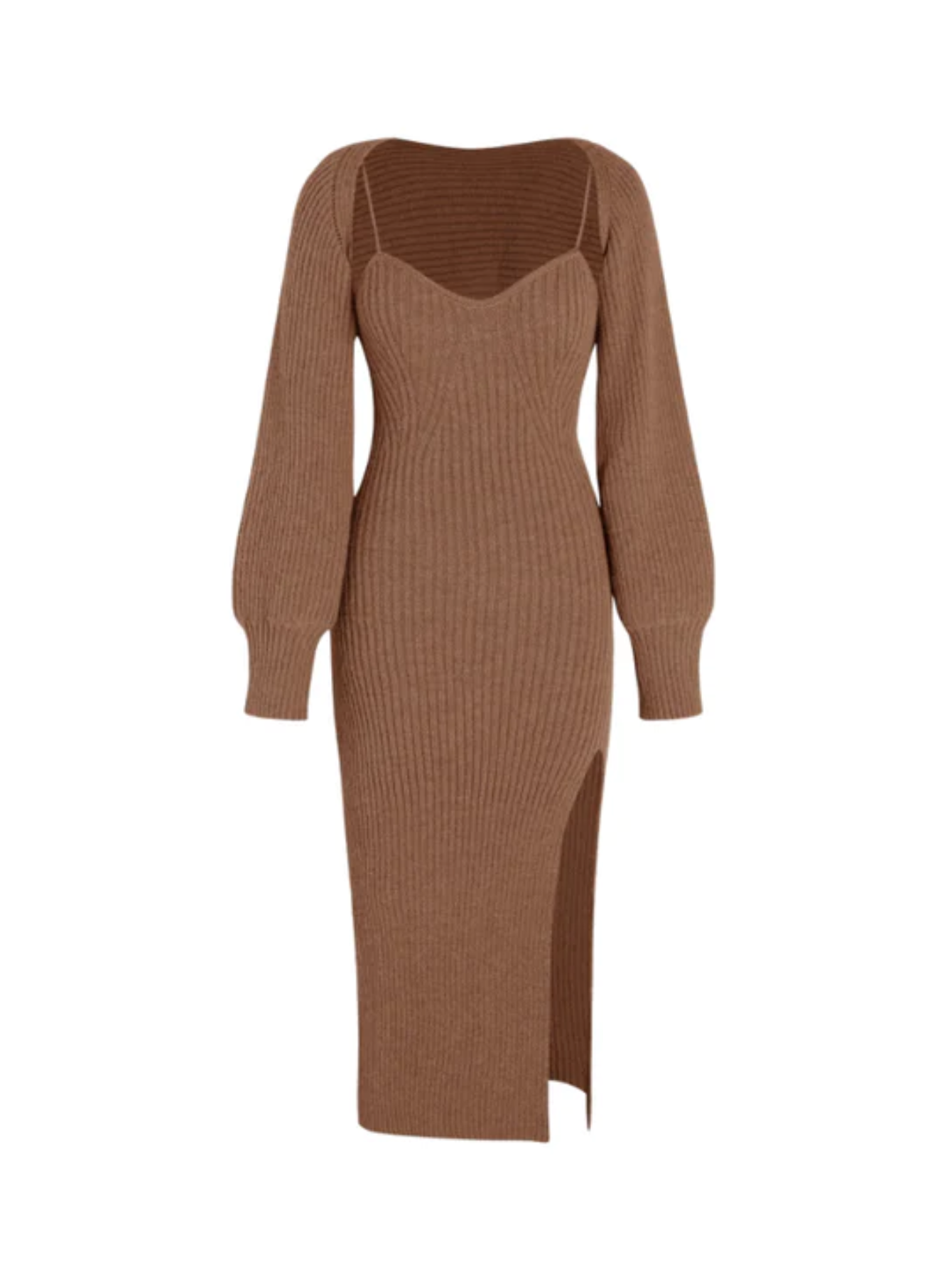 Cami Sweater Dress And Cardigan-Cozy Knit Sets