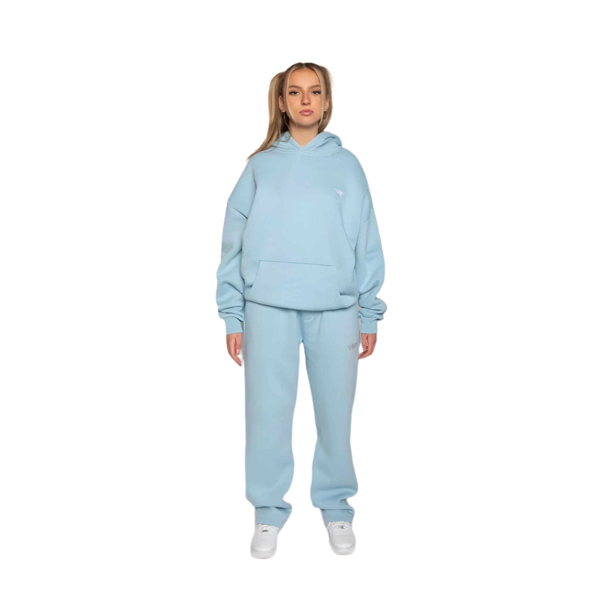 Oversized Cozy Hoodie And Jogger Set-Cozy Knit Sets