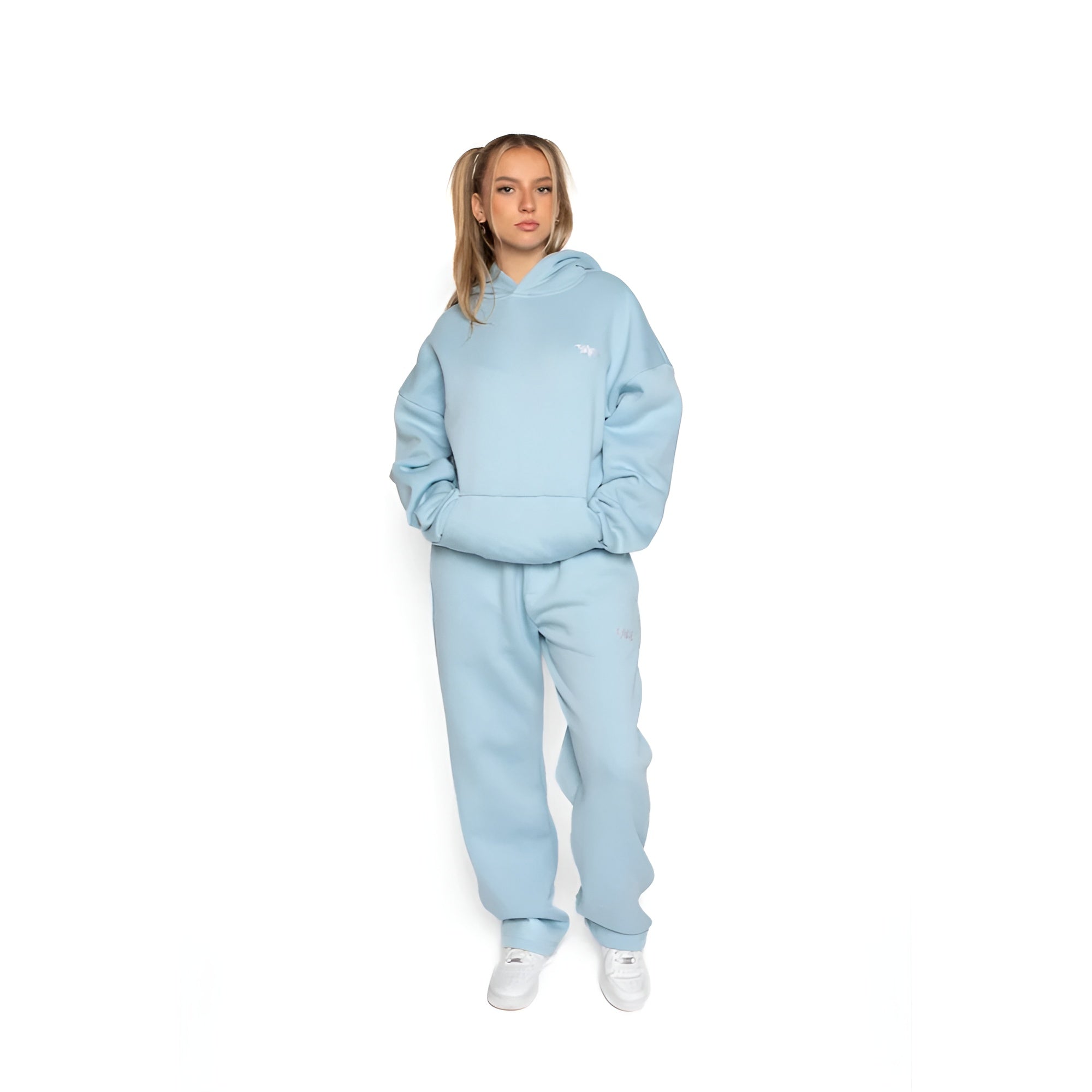 Oversized Cozy Hoodie And Jogger Set-Cozy Knit Sets