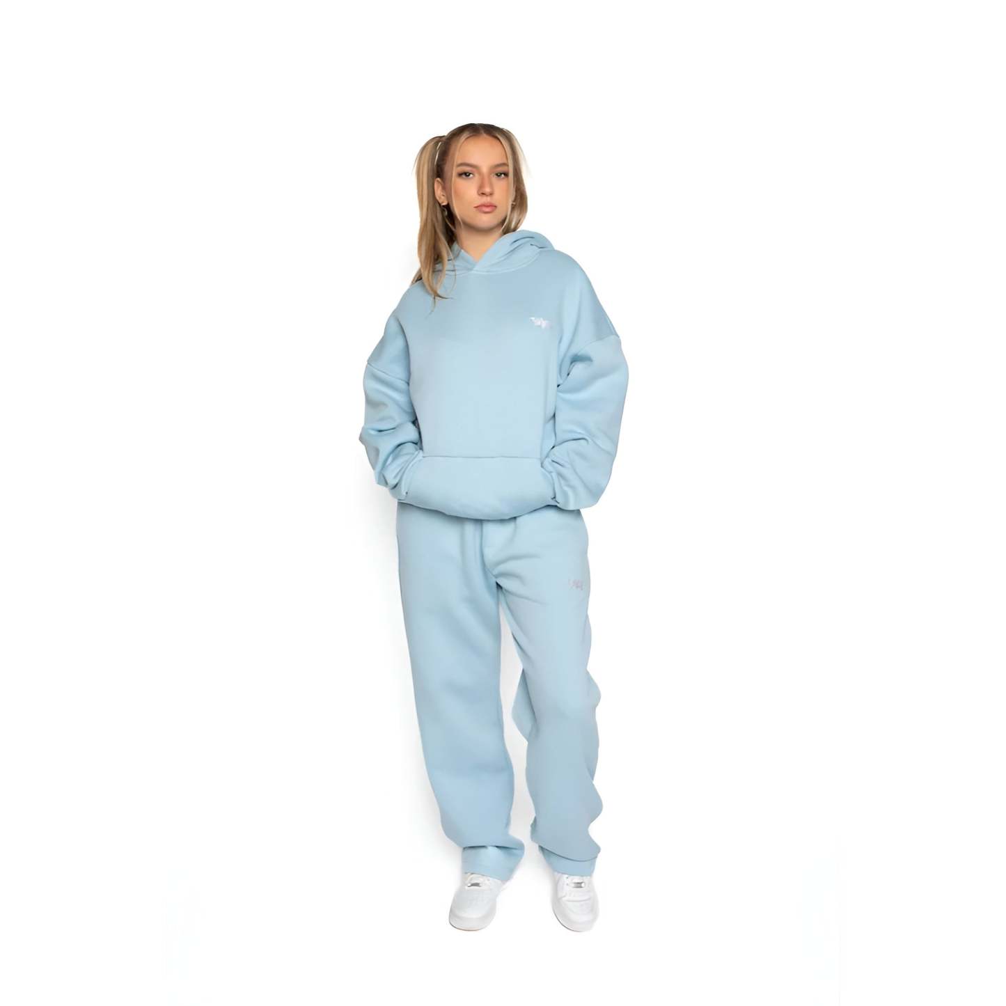Oversized Cozy Hoodie And Jogger Set-Cozy Knit Sets