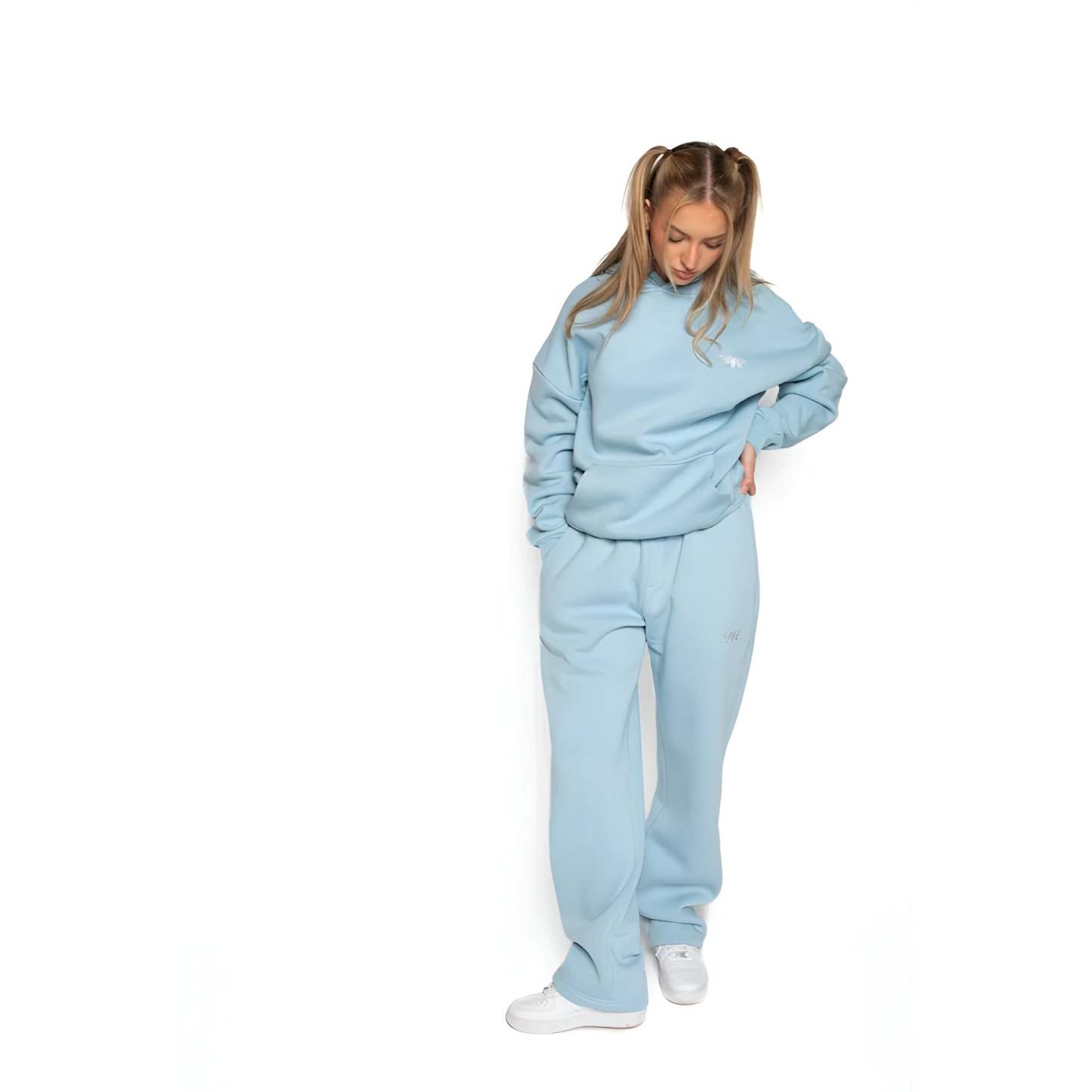 Oversized Cozy Hoodie And Jogger Set-Cozy Knit Sets