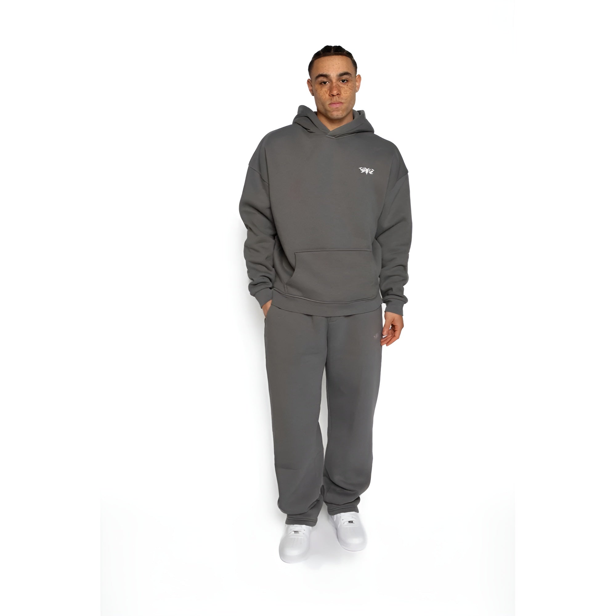 Oversized Cozy Hoodie And Jogger Set-Cozy Knit Sets