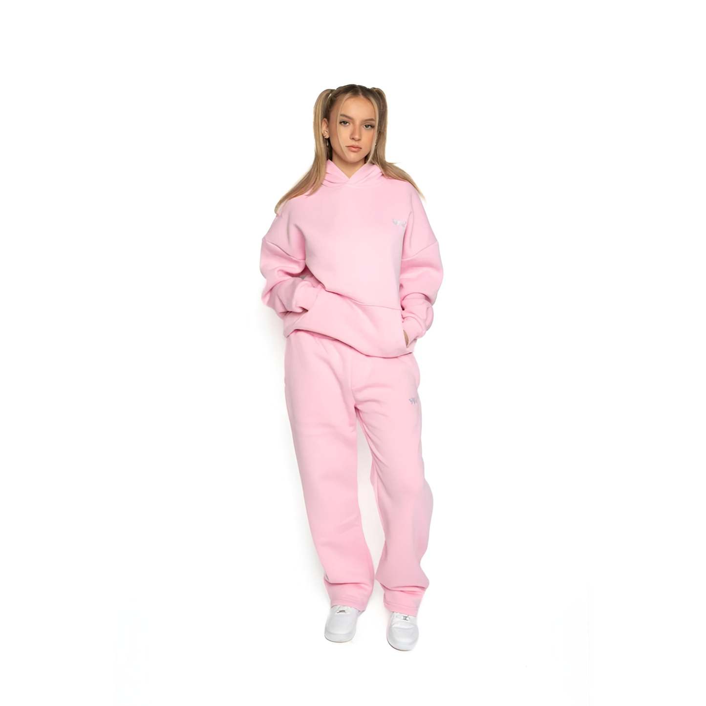 Oversized Cozy Hoodie And Jogger Set-Cozy Knit Sets