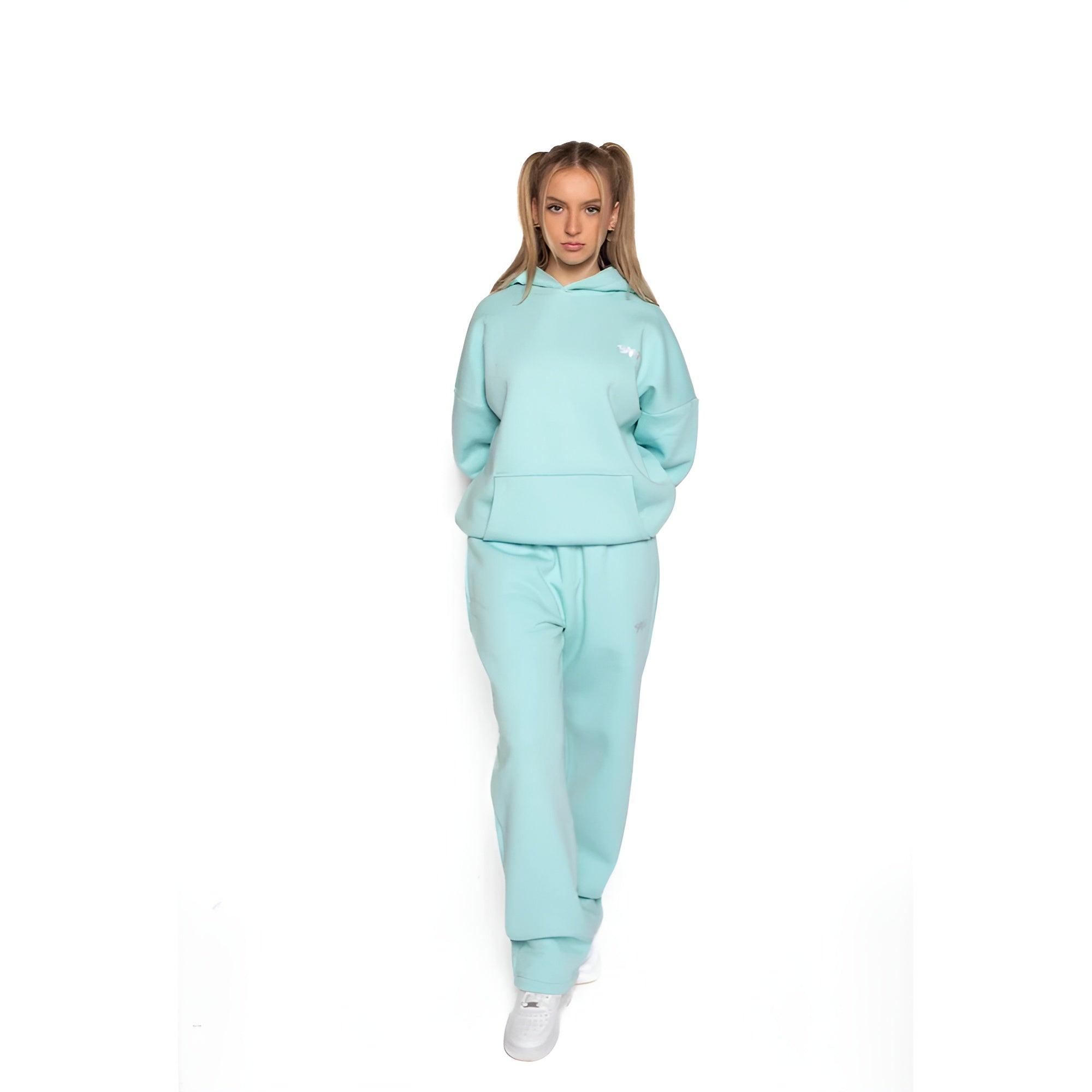Oversized Cozy Hoodie And Jogger Set-Cozy Knit Sets
