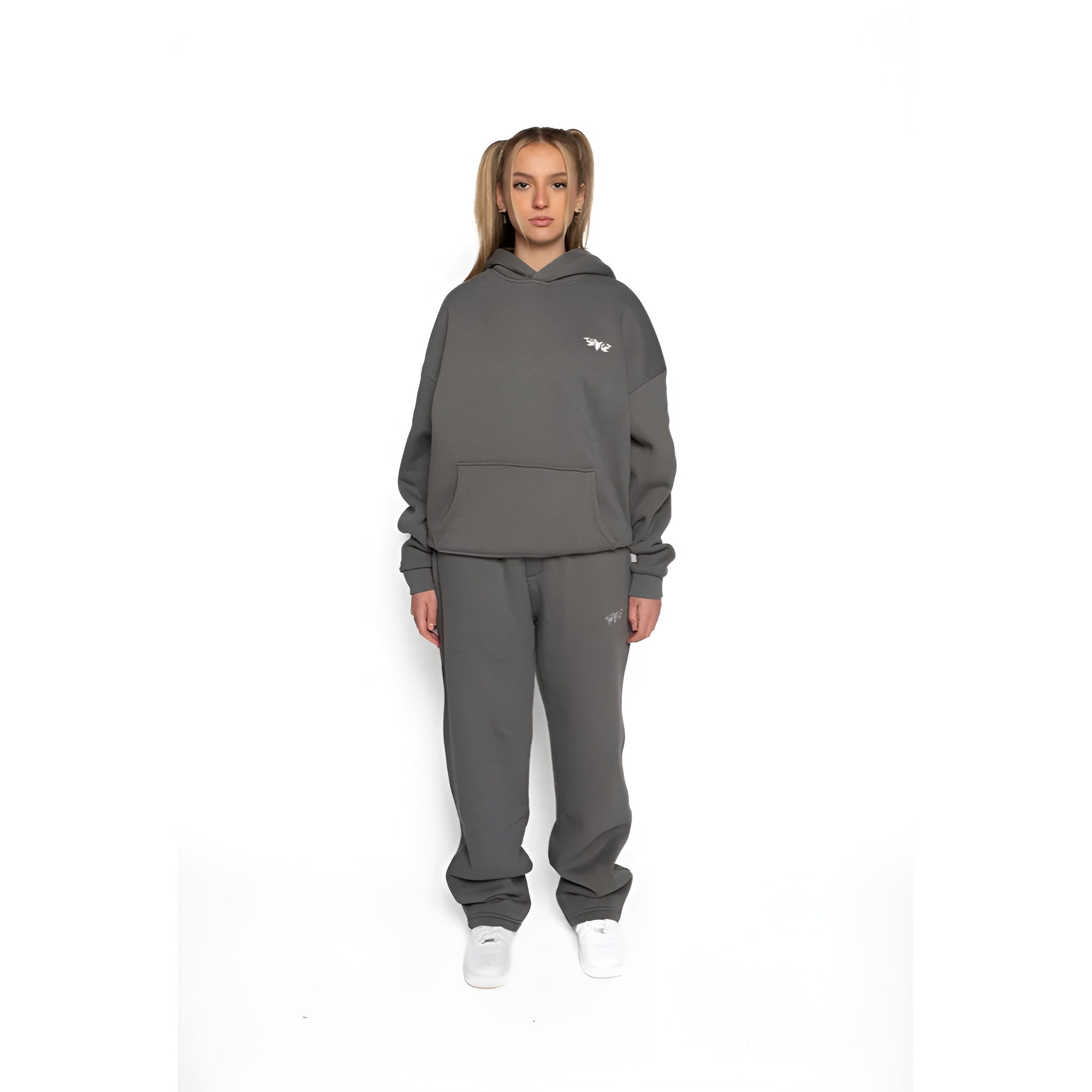 Oversized Cozy Hoodie And Jogger Set-Cozy Knit Sets