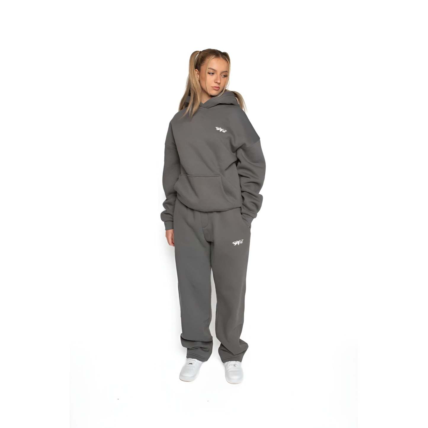 Oversized Cozy Hoodie And Jogger Set-Cozy Knit Sets