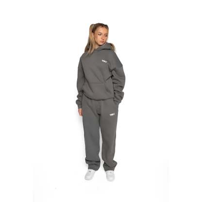 Oversized Cozy Hoodie And Jogger Set-Cozy Knit Sets