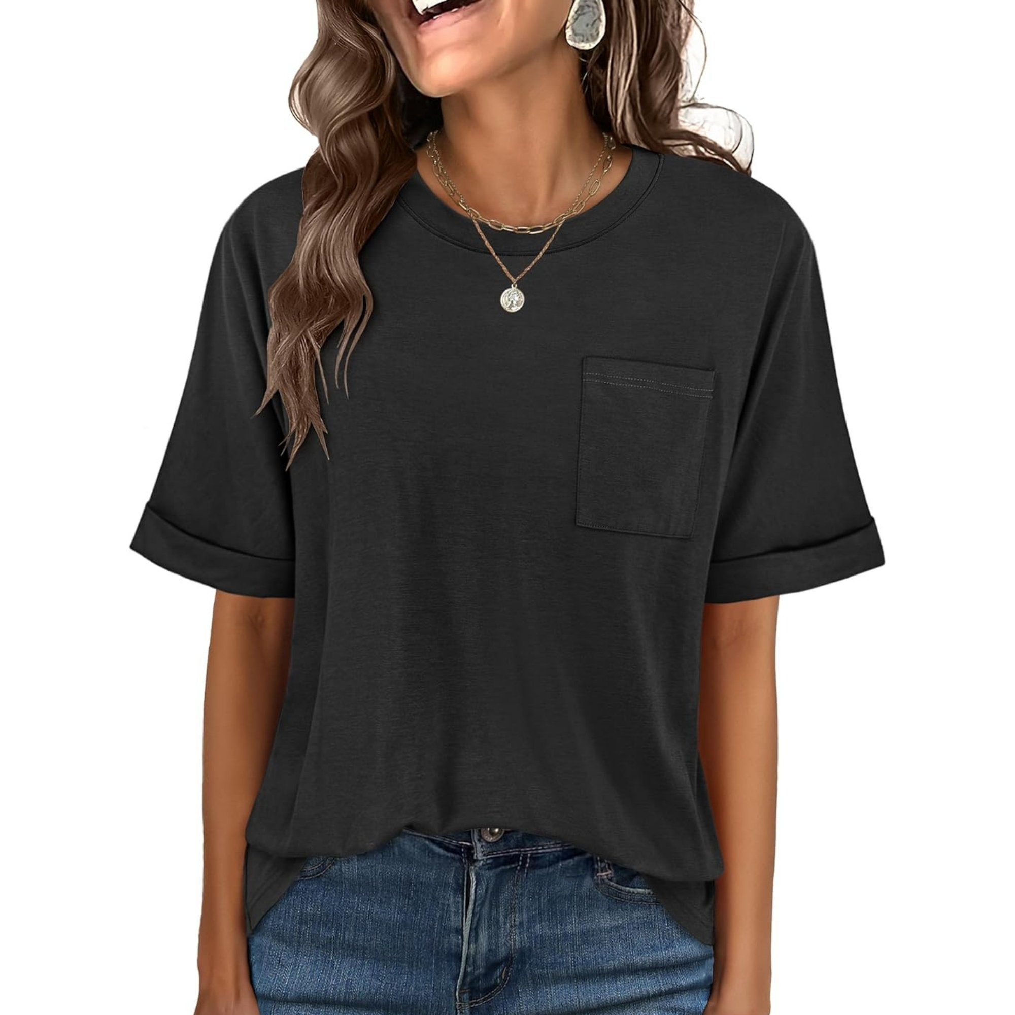 Casual Oversized Loose Summer Short Sleeve Shirt For Women