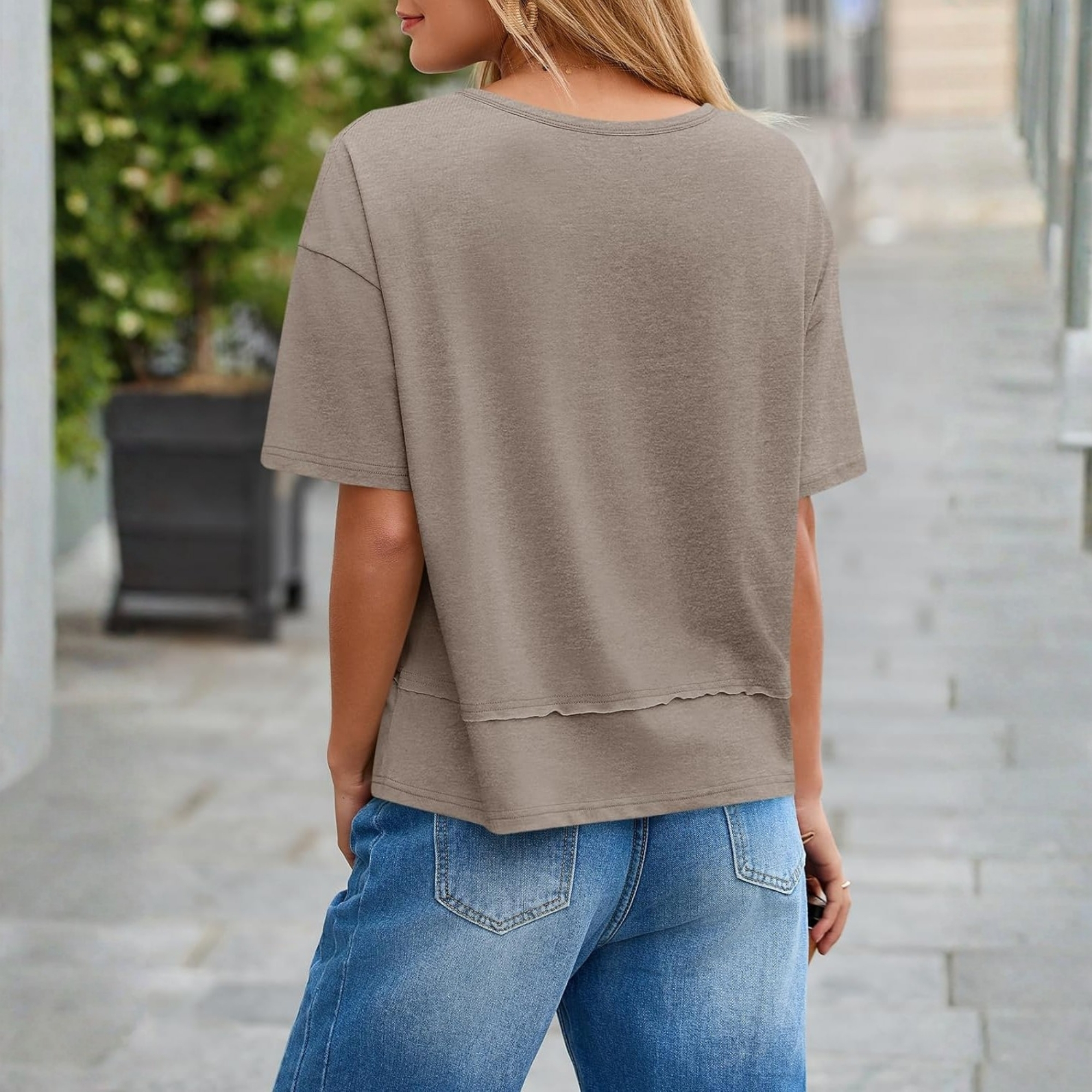 Casual Short Sleeve Tops For Women