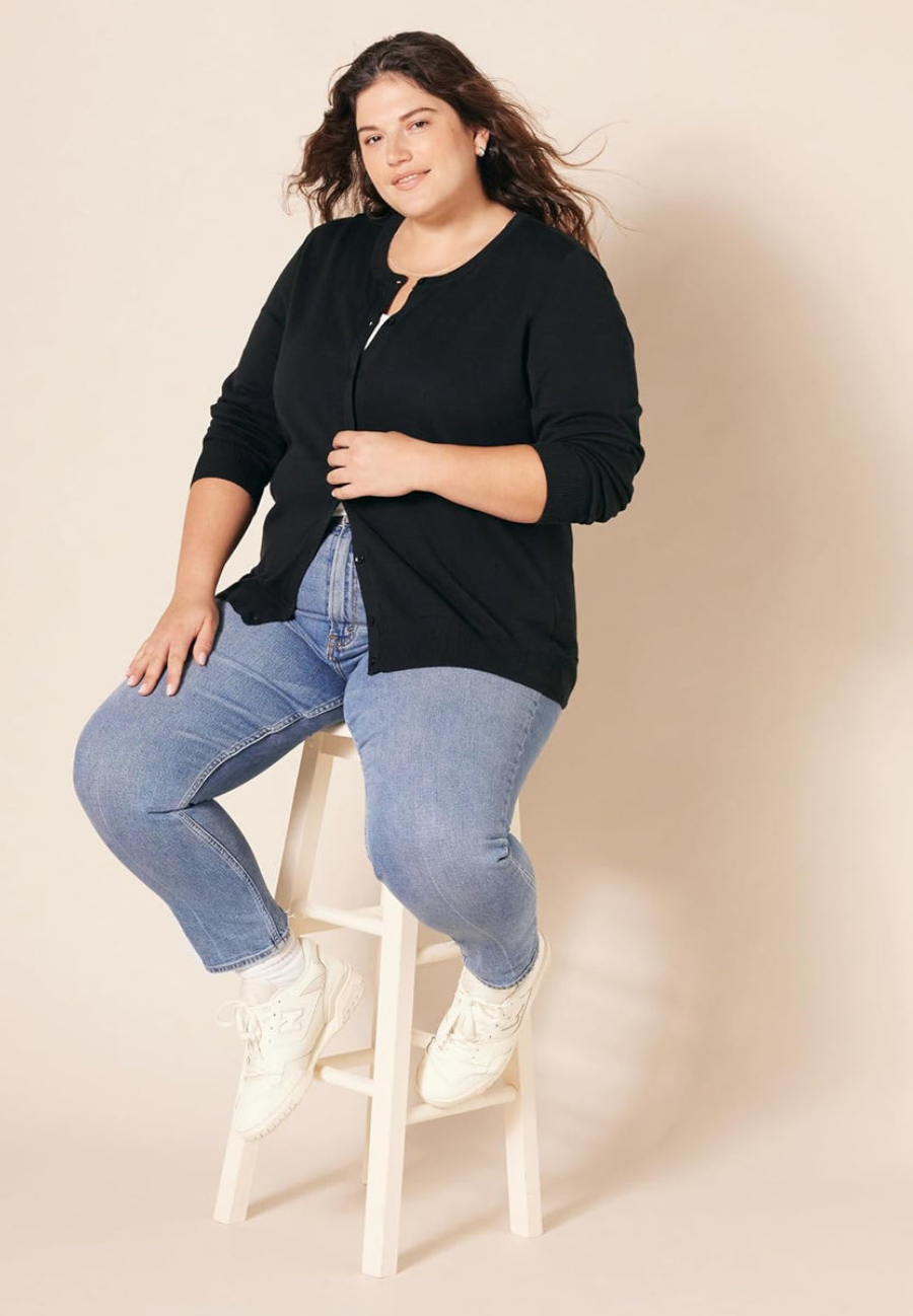 Casual Long Sleeve Cardigan Sweater-Cozy Knit Sets