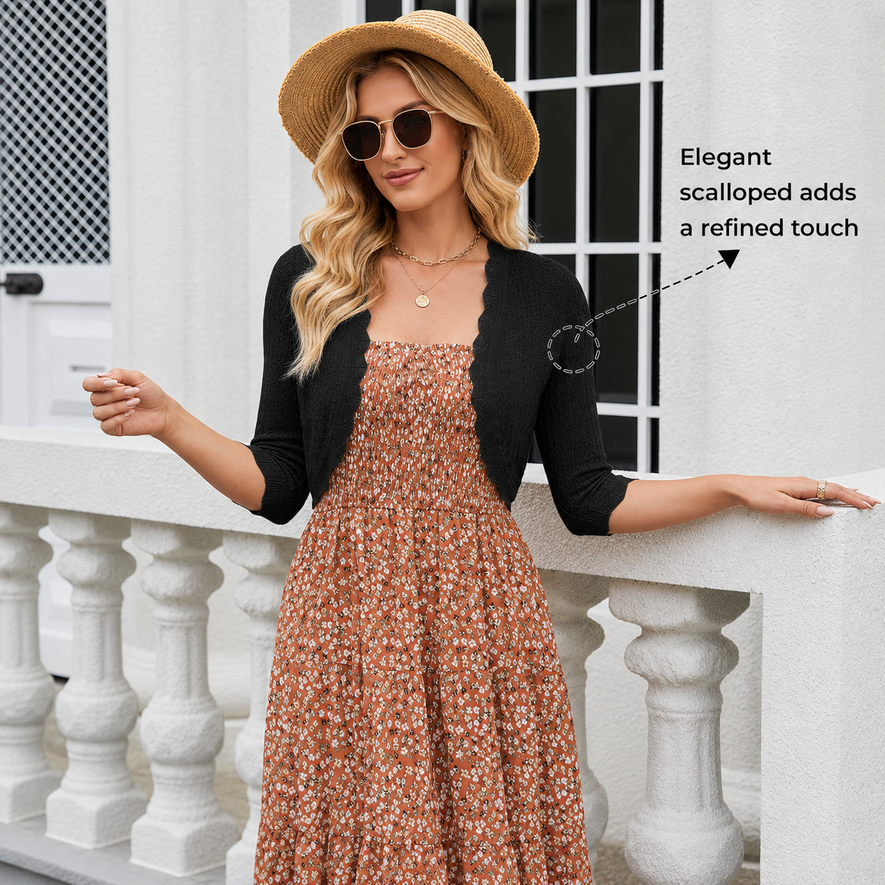 Casual Sleeve Bolero Shrug Cropped Cardigan For Women