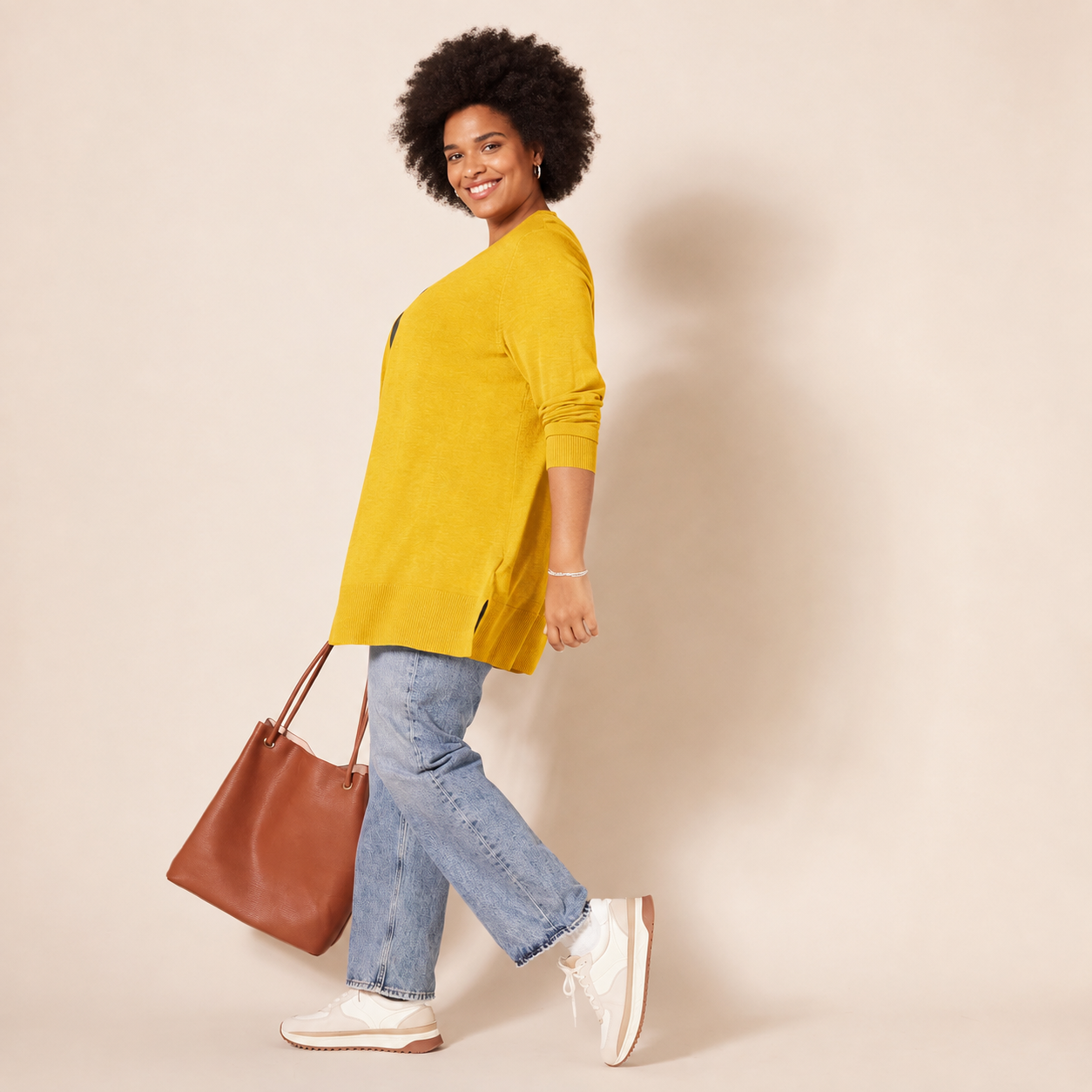 Lightweight Long Sleeve Open Front Sweater Cardigan for Women
