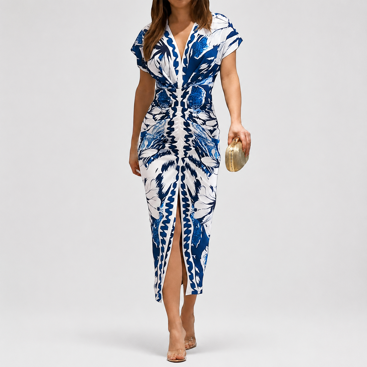 Casual Midi Bodycon Dress For Women