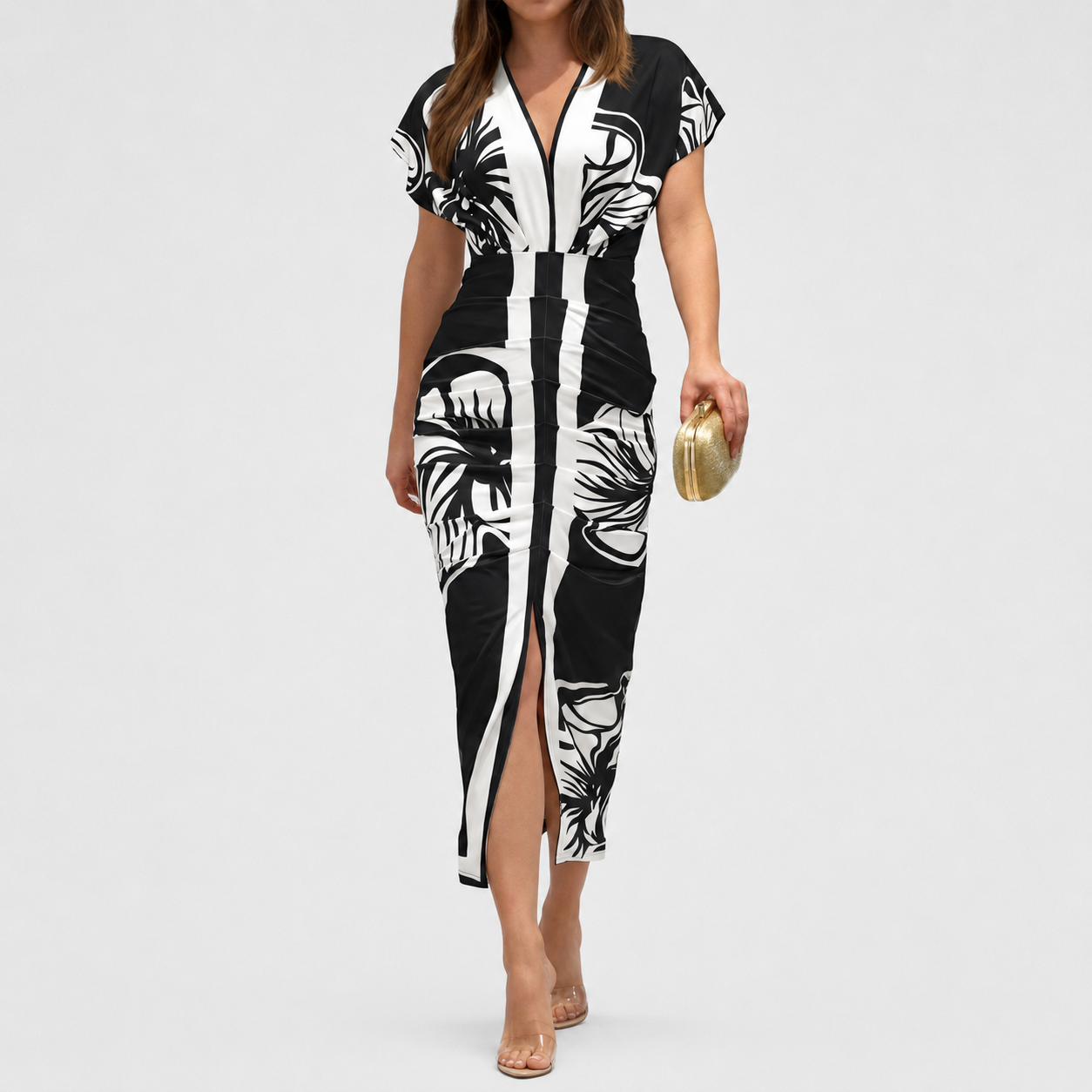 Casual Midi Bodycon Dress For Women