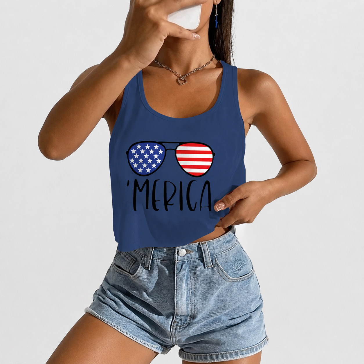 Summer Sleeveless Cropped Top For Women