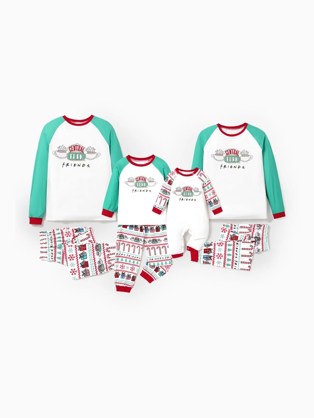 Christmas Friends Printed Family Matching Set-Cozy Knit Sets