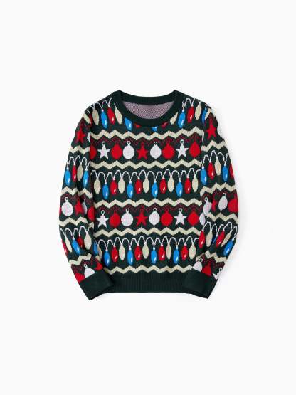 Christmas Lights Family Sweater-Cozy Knit Sets