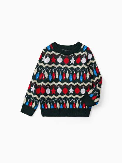 Christmas Lights Family Sweater-Cozy Knit Sets