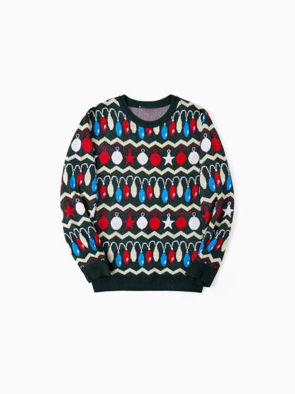 Christmas Lights Family Sweater-Cozy Knit Sets