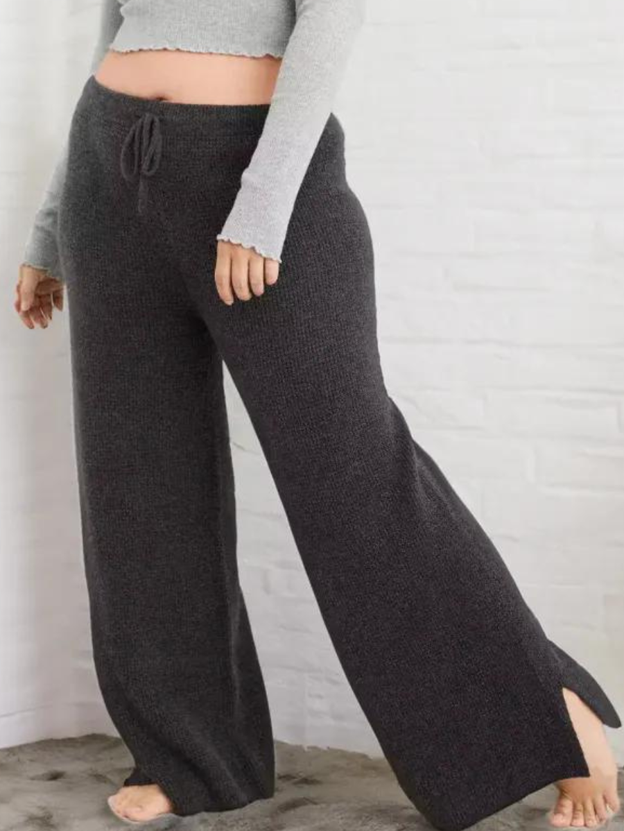 Cozy Half Zip Waffle Weave Sweater Set-Cozy Knit Sets