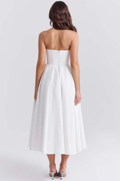 Elegant Leah Midi Sundress-Cozy Knit Sets