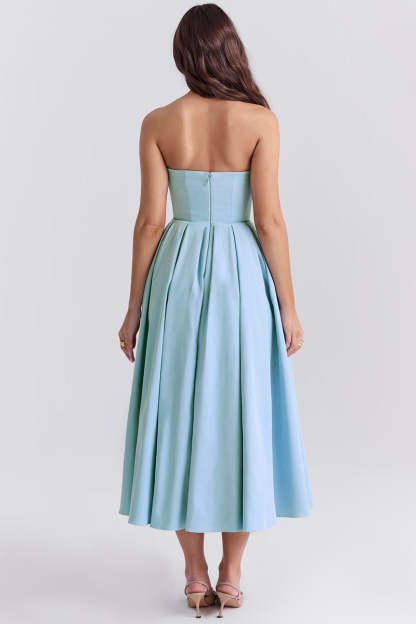 Elegant Leah Midi Sundress-Cozy Knit Sets