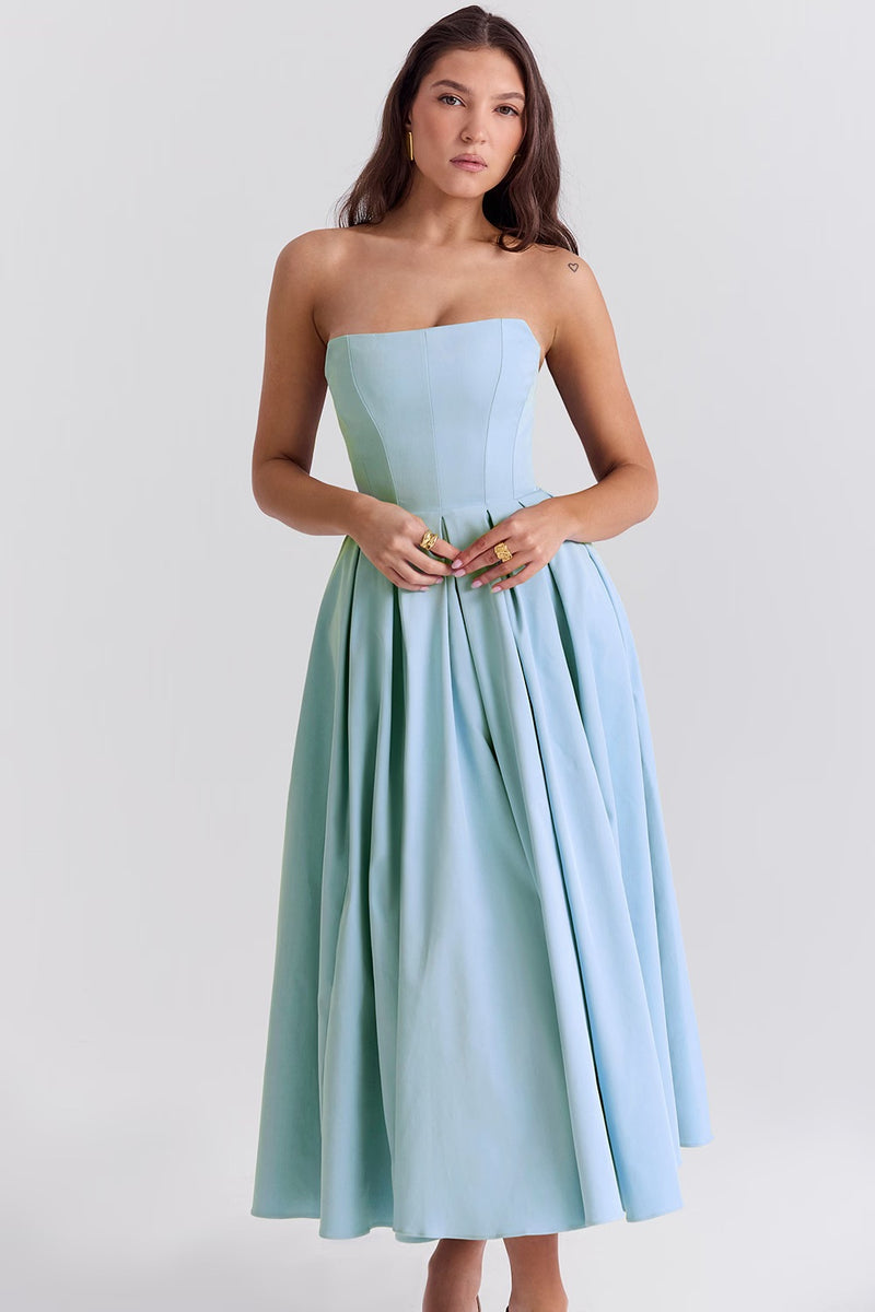 Elegant Leah Midi Sundress-Cozy Knit Sets
