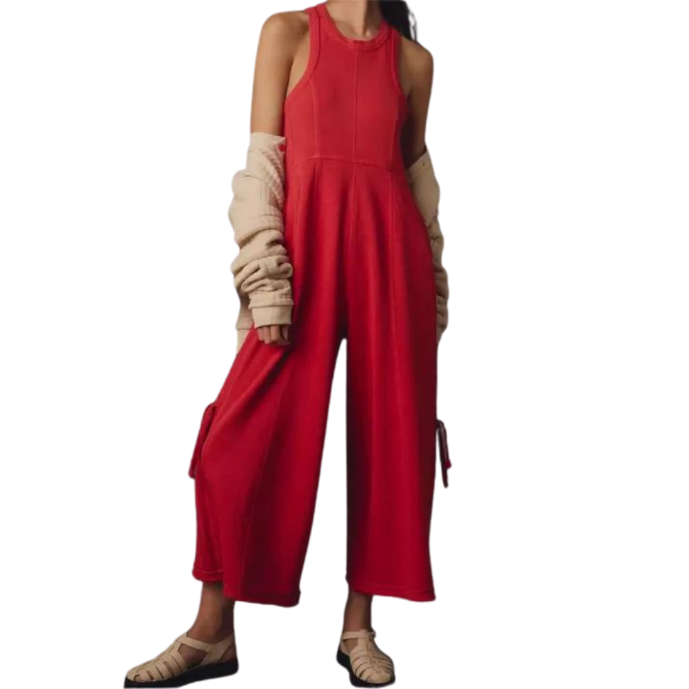 Elevate Wide Length Jumpsuit-Cozy Knit Sets