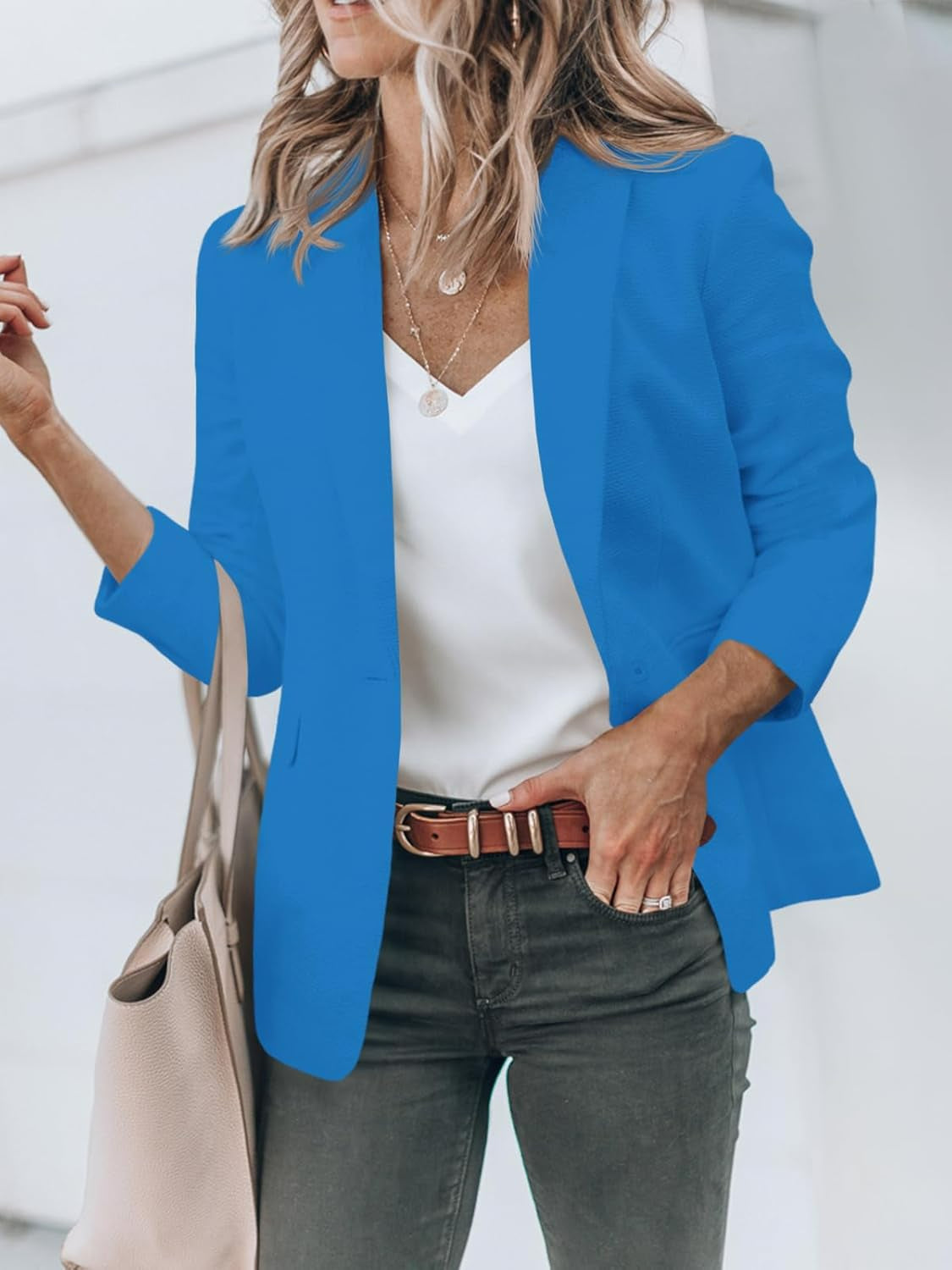 Front Long Sleeve Jacket-Cozy Knit Sets
