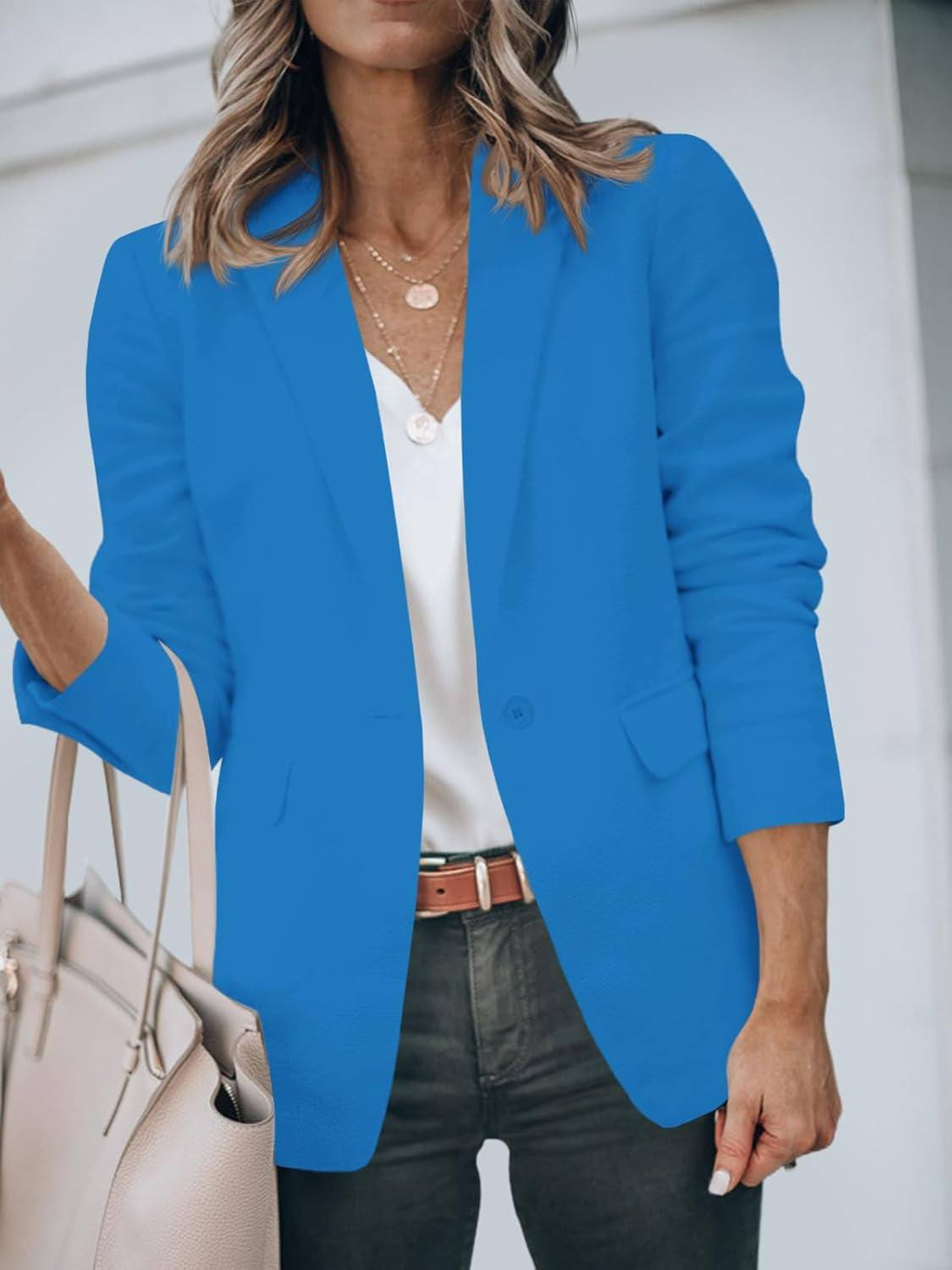 Front Long Sleeve Jacket-Cozy Knit Sets