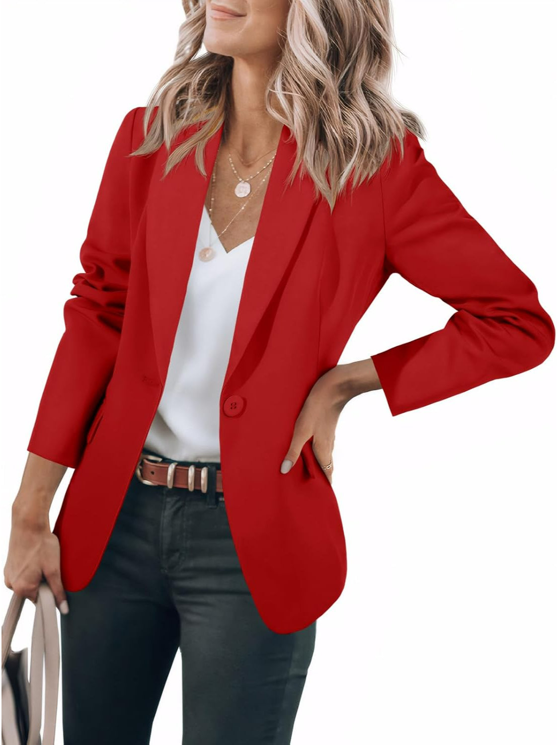 Front Long Sleeve Jacket-Cozy Knit Sets
