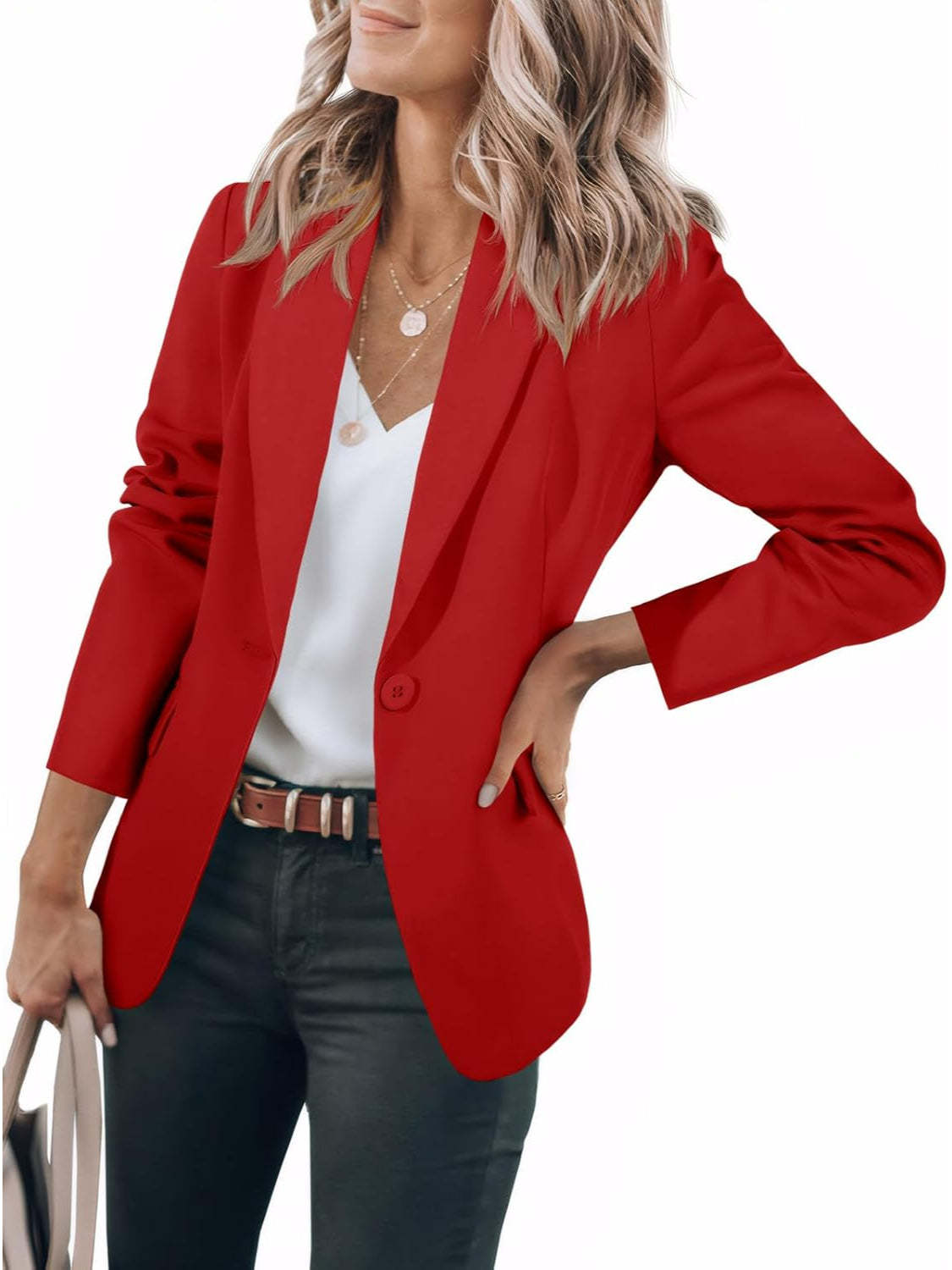 Front Long Sleeve Jacket-Cozy Knit Sets
