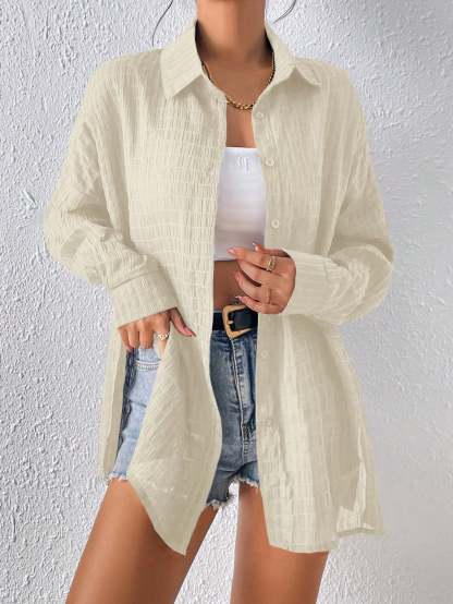 Front Closure Shirt-Cozy Knit Sets