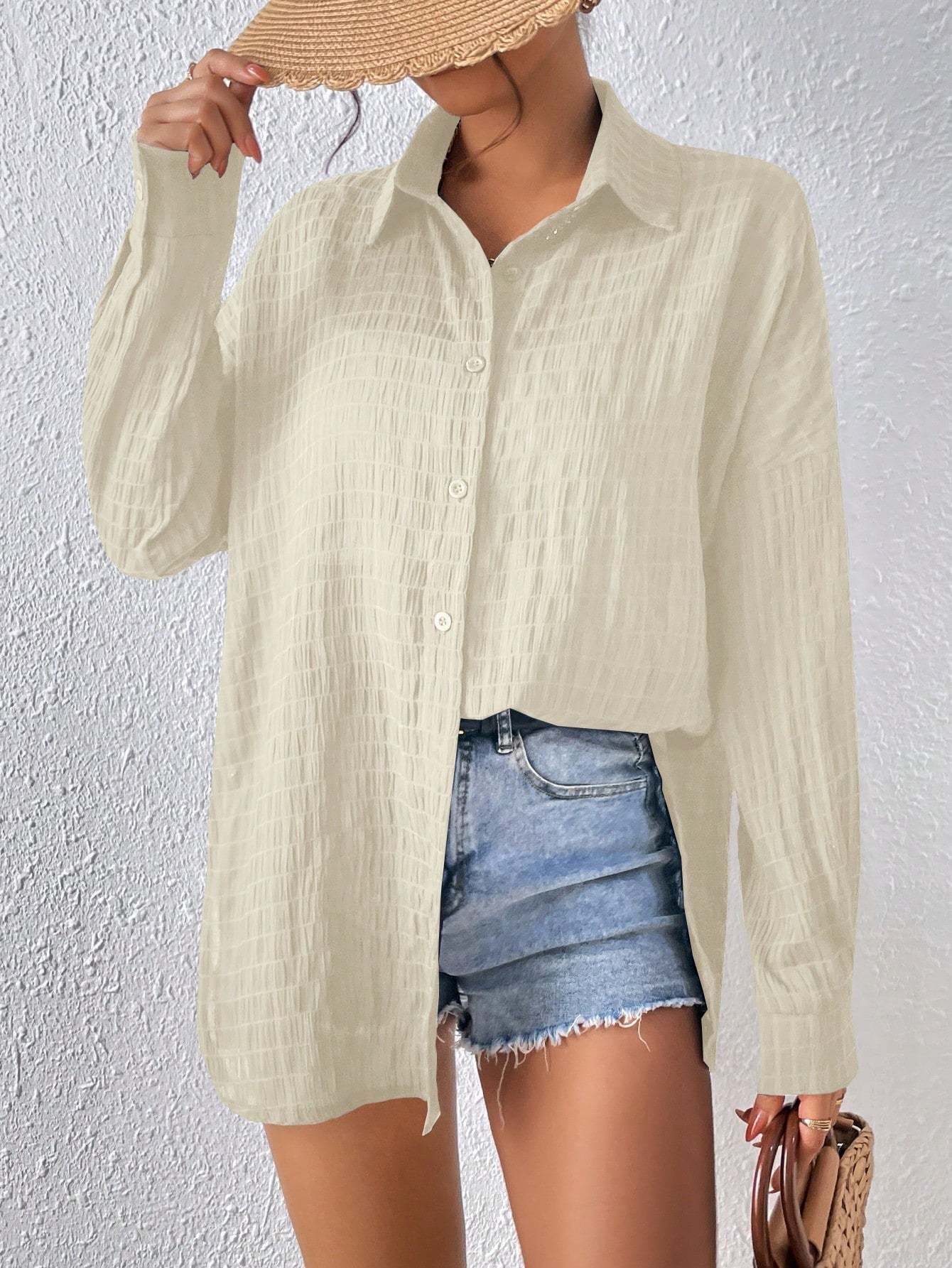 Front Closure Shirt-Cozy Knit Sets