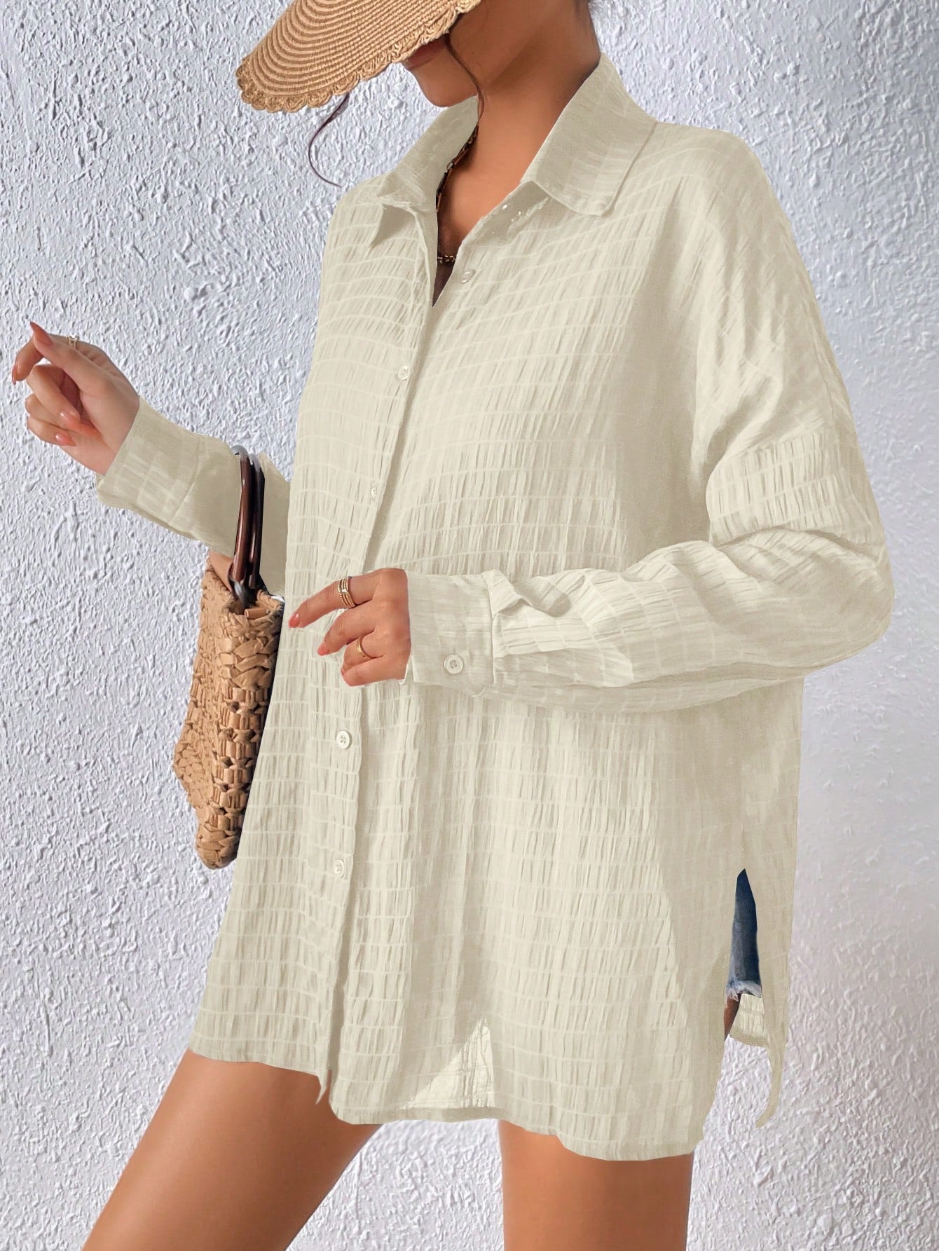 Front Closure Shirt-Cozy Knit Sets