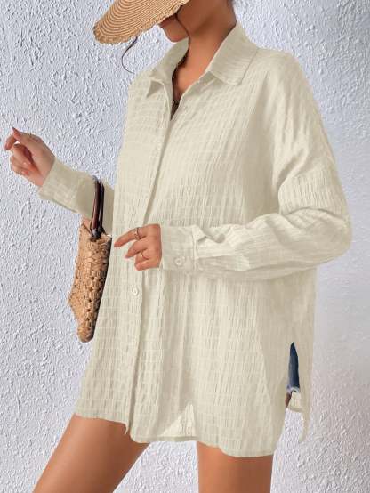 Front Closure Shirt-Cozy Knit Sets
