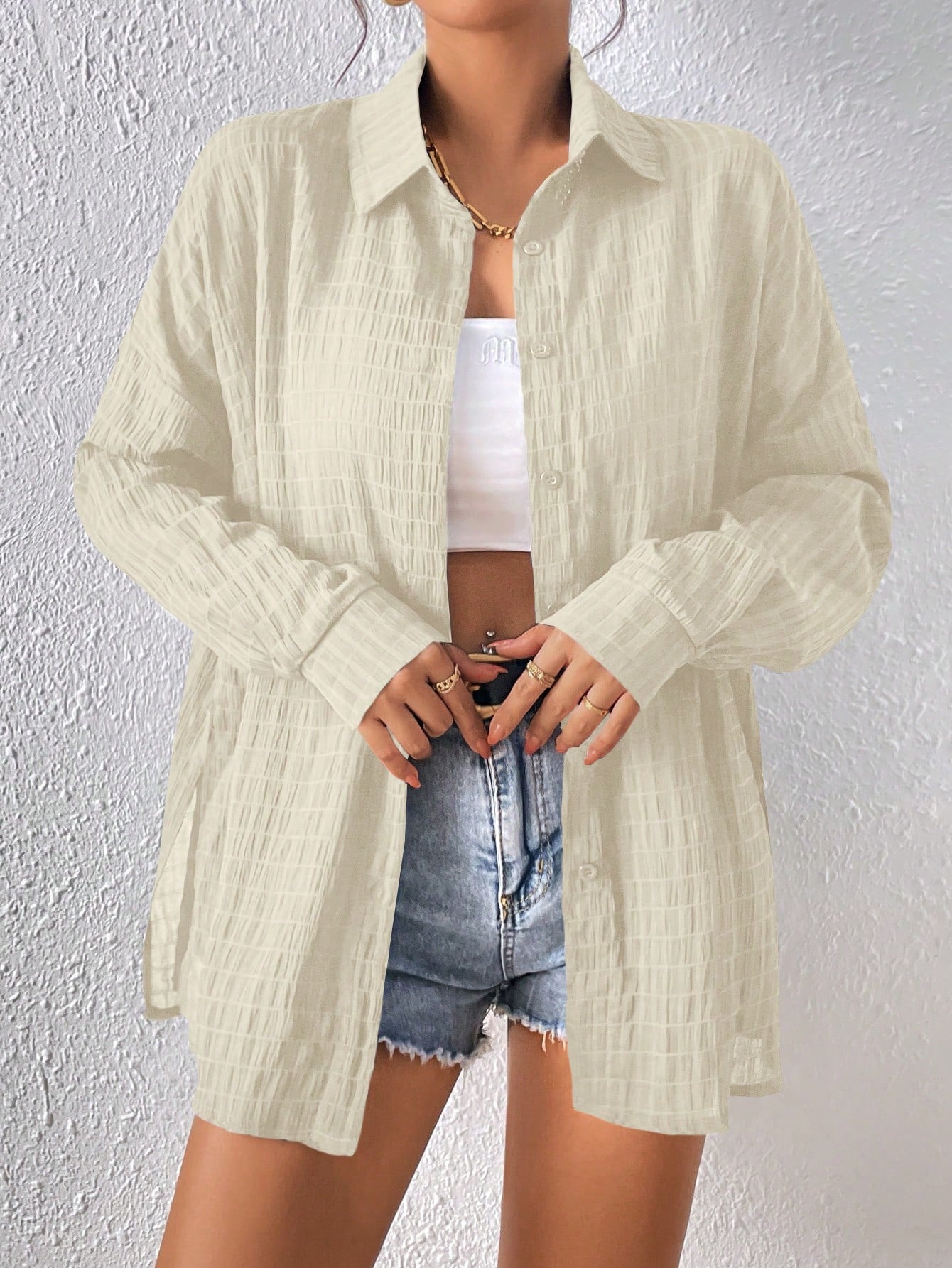 Front Closure Shirt-Cozy Knit Sets