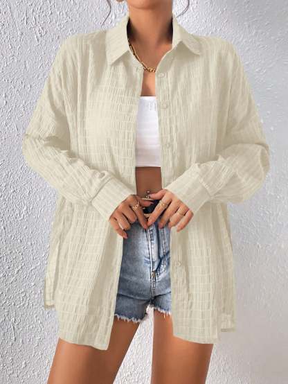 Front Closure Shirt-Cozy Knit Sets