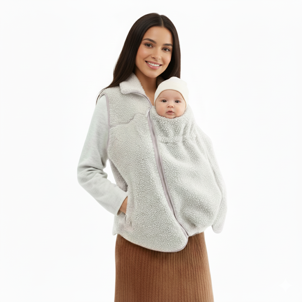 MAMA Babywearing Fleece Jacket And VestMAMA Babywearing Fleece Jacket And Vest - Image 24