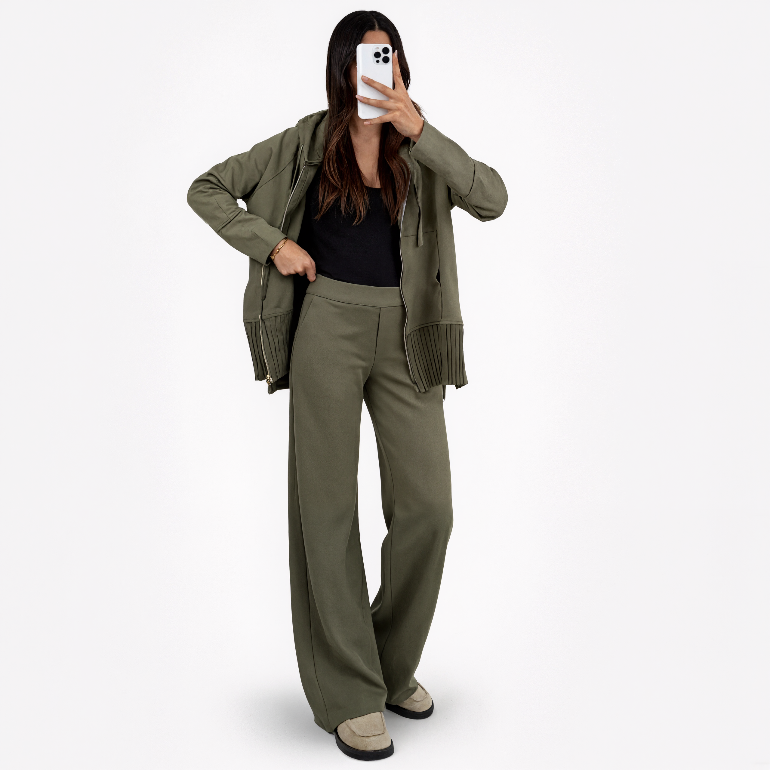 Hooded Cardigan Cozy Two Piece Loungewear Set