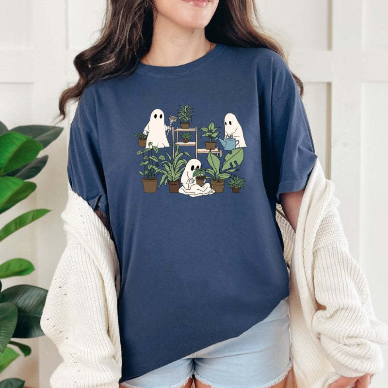 Halloween Plant Mansion Shirt-Cozy Knit Sets