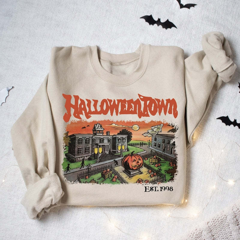 Halloweentown Est 1998 Sweatshirt-Cozy Knit Sets