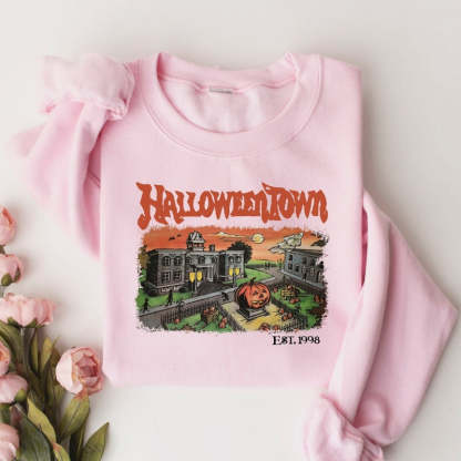 Halloweentown Est 1998 Sweatshirt-Cozy Knit Sets