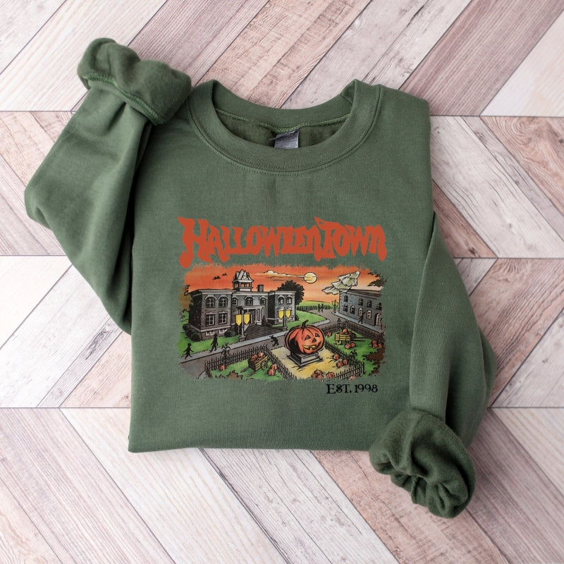 Halloweentown Est 1998 Sweatshirt-Cozy Knit Sets