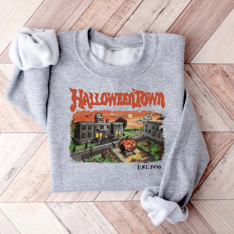 Halloweentown Est 1998 Sweatshirt-Cozy Knit Sets