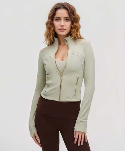 High Mobility Cropped Zip Jacket