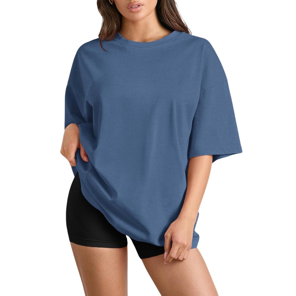 Women's Oversized Summer T Shirts Casual Tops Short Sleeves